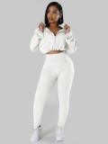 EVE Solid Color Long Sleeve Sport Pants Suit BMF-TW502
