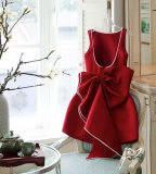 EVE Pearl Bow Backless Mini Dress GMYU-8952