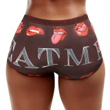 EVE Letter Print Tight Short QYMF-3057