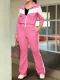EVE Contrast Color Sports Zipper Two Piece Pants Set GWSF-T814872942