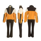 EVE Contrast Color Long Sleeve Sport Suit BMF-TW545