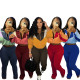 EVE Contrast Color Long Sleeve Sport Suit BMF-TW545