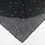 EVE Fashion Slim Solid Color Dress Cape Two-Piece Set CYA-902075