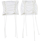 EVE Solid Color Tube Top Bandage Two Piece Skirt Set DLSF-K25S80945