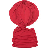 EVE Deep V Neck Backless Mini Dress XEF-K25D82314