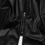 EVE Solid Color Cardigan Zpper Jackets GSZM-C25TP306