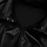 EVE Solid Color Cardigan Zpper Jackets GSZM-C25TP306