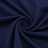 EVE Solid Color Long Sleeve Pleated Mini Dress GSZM-D25DS472