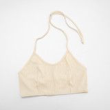 EVE Solid Color U Neck Long Sleeve Pants 3 Piece Set MXBF-D25ST438