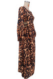 EVE Leopard Print Backless Maxi Dress XHXF-471