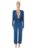 EVE Mesh Long Sleeve Tops Two Piece Pants Set SHD-9570