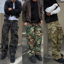 EVE Camouflage Print Loose Jeans XCFF-14229