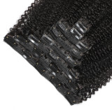 EVE Human Hair Afro Kinky Curly Clip-In Hair JKLS-27992