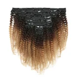 EVE Human Hair Afro Kinky Curly Clip-In Hair JKLS-27992