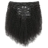 EVE Human Hair Afro Kinky Curly Clip-In Hair JKLS-27992