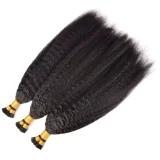 EVE Human Hair Wigs Crystal Tip Hair Extensions JFDX-17622