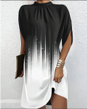 EVE Fashion Round Neck Loose Dress GSZE-ST23086