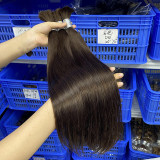 EVE Human Hair Bundles Straight Hair Wigs JFDX-23740