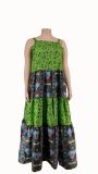EVE Plus Size Print Sleeveless Maxi Dress GCYF-9319