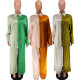 EVE Color Block Single Breasted Two Piece Pants Set GCYF-9340