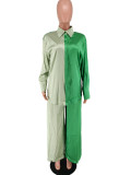 EVE Color Block Single Breasted Two Piece Pants Set GCYF-9340