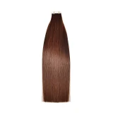 EVE PU Real Hair Tape-in Hair Extensions Wigs JFDX-80388