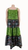 EVE Plus Size Print Sleeveless Maxi Dress GCYF-9319