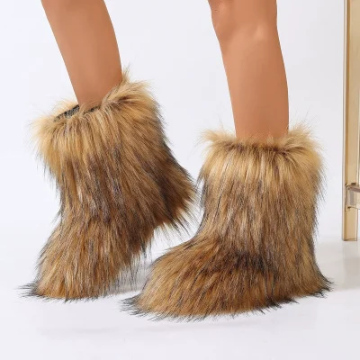 EVE Fashion Warm Furrzy Snow Boots NGZR-0021