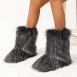 EVE Fashion Warm Furrzy Snow Boots NGZR-0021