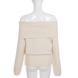 EVE One Shoulder Knits Sweater GWEN-JMIC43926