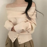 EVE One Shoulder Knits Sweater GWEN-JMIC43926