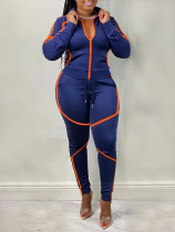 EVE Print Long Sleeve Pants Suit GXKQ-SK511011