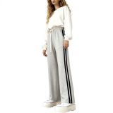 EVE Plus Size Loose Stripe Patchwork Pants YIM-6671