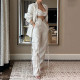 EVE Loose Solid Color Blazer Pants Suit GXRF-QC105