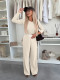 EVE Solid Color Two Piece Pants Set ZDF-33503