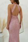 EVE Sleeveless Sequin Maxi Dress GXRF-QC094