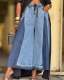 EVE Contrast Color Loose Denim Jeans GYLN-8306