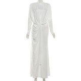 EVE Irregular Mesh Maxi Dress XEF-K25D84628