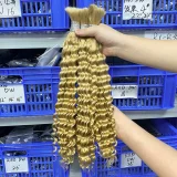 EVE Human Hair Natural Hair Bundle Deep Wavy Wig JFDX-69852