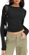 EVE Solid Color Short T Shirt GZYF-1090