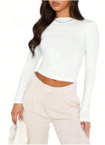 EVE Long Sleeve Backless Tops GZYF-1133