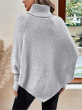 EVE Bat Sleeve High Collar Sweater GZYF-1069