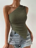 EVE Single Shoulder Knits T-shirts GZYF-1130