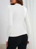 EVE Long Sleeve Ruched T Shirt GZYF-1126