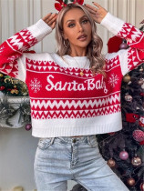 EVE Round-Neck Knit Pullover Christmas Sweater GZYF-1031