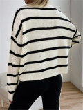 EVE Long Sleeve Stripe Sweater GZYF-1079