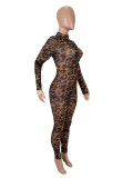 EVE Mesh Leopard Print Jumpsuit SHD-9578