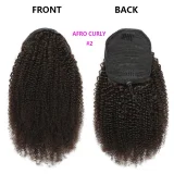 EVE Human Hair Afro curly Drawstring Ponytail Hair Wigs JKLS-40004