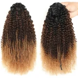 EVE Human Hair curly Ponytail Hair Wig JKLS-85373