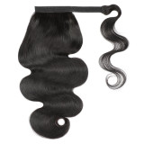 EVE Human Hair Wrap Around Ponytail Body Wave Wigs JKLS-84132